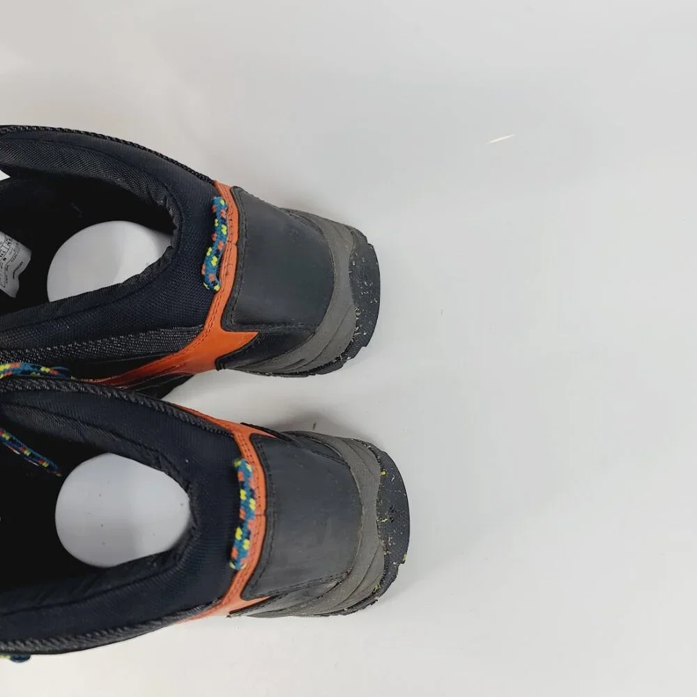 Columbia Men's Black Orange Newton Ridge Leather Ankle‎ Hiking Boot Size 11.5